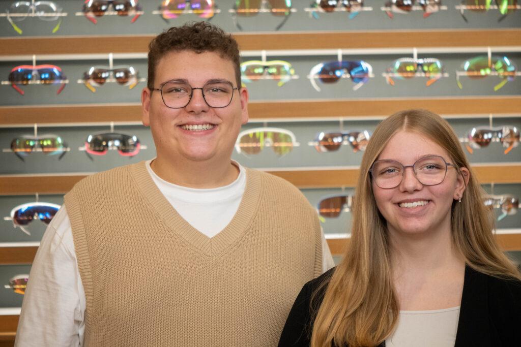 Paul und Kira, unsere Azubis